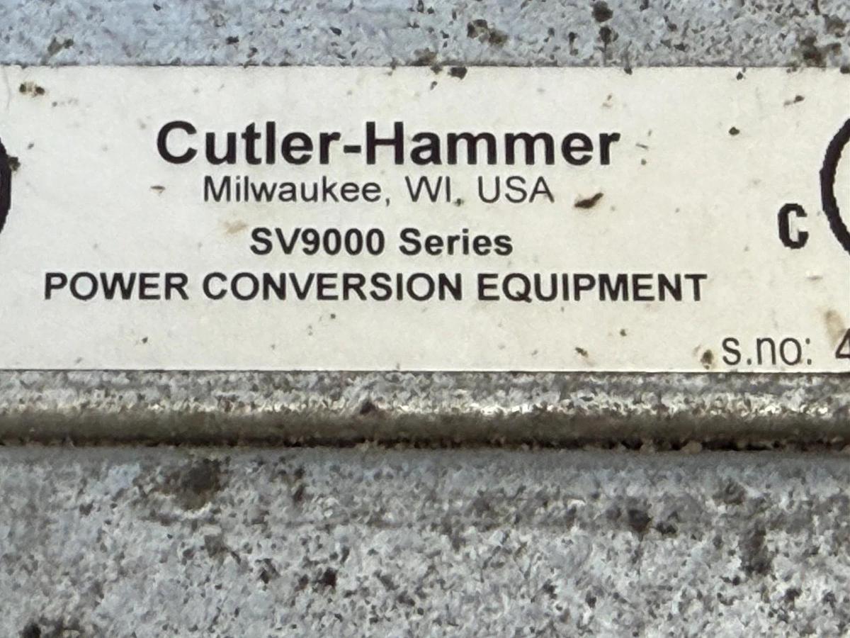 Used CUTLER-HAMMER SV9F20AS-6M0A00 SV9000 Drive 2HP 230V 3-Phase VFD