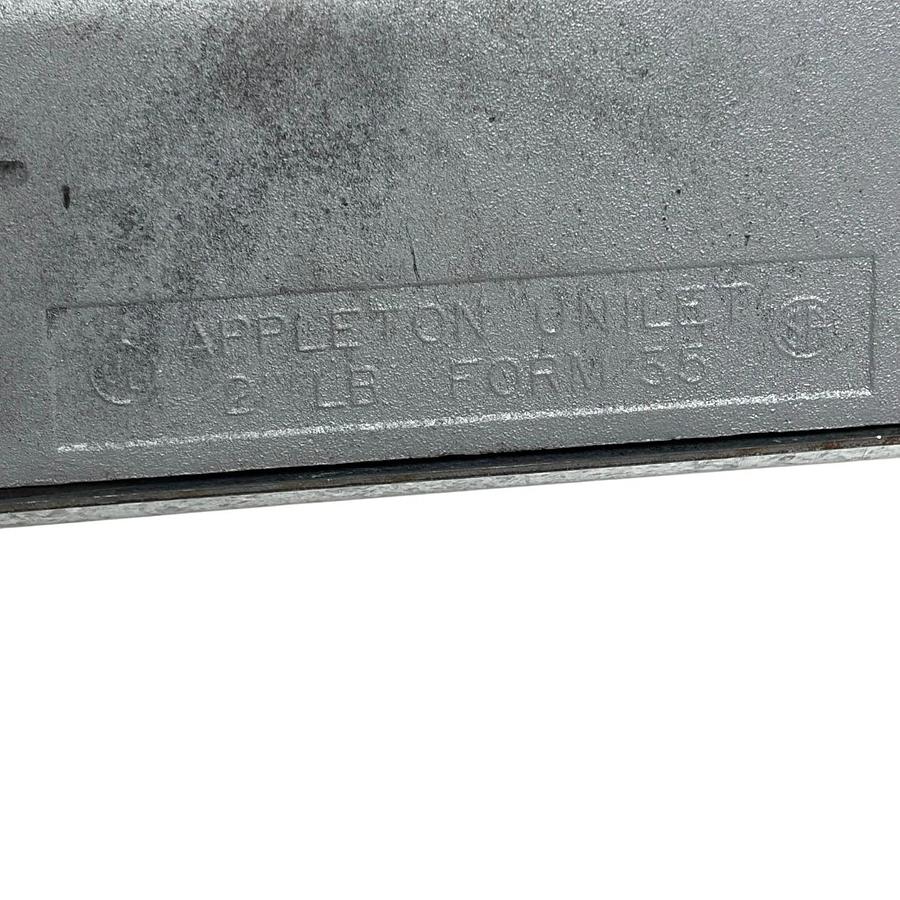 Used Appleton Unilet 2" LB Form 35 Conduit Outlet Body Threaded Rigid