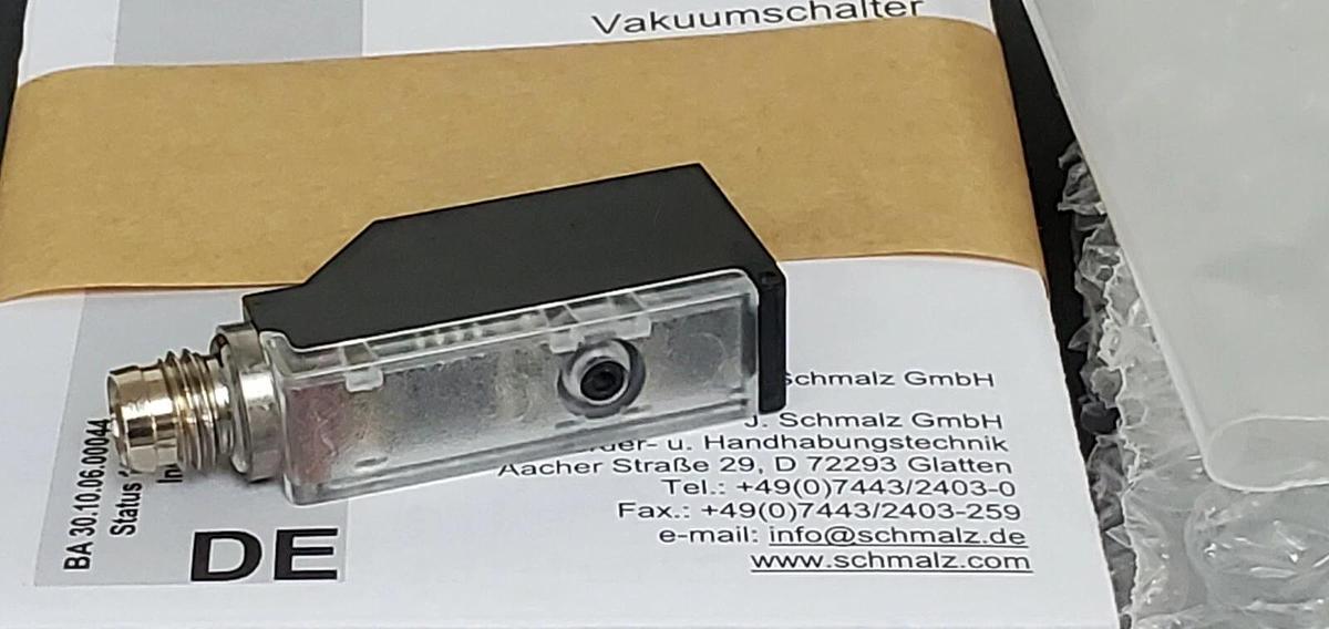 Used NIB SCHMALZ VS-V-AH-T-PNP VACUUM SWITCH VSVAHTPNP