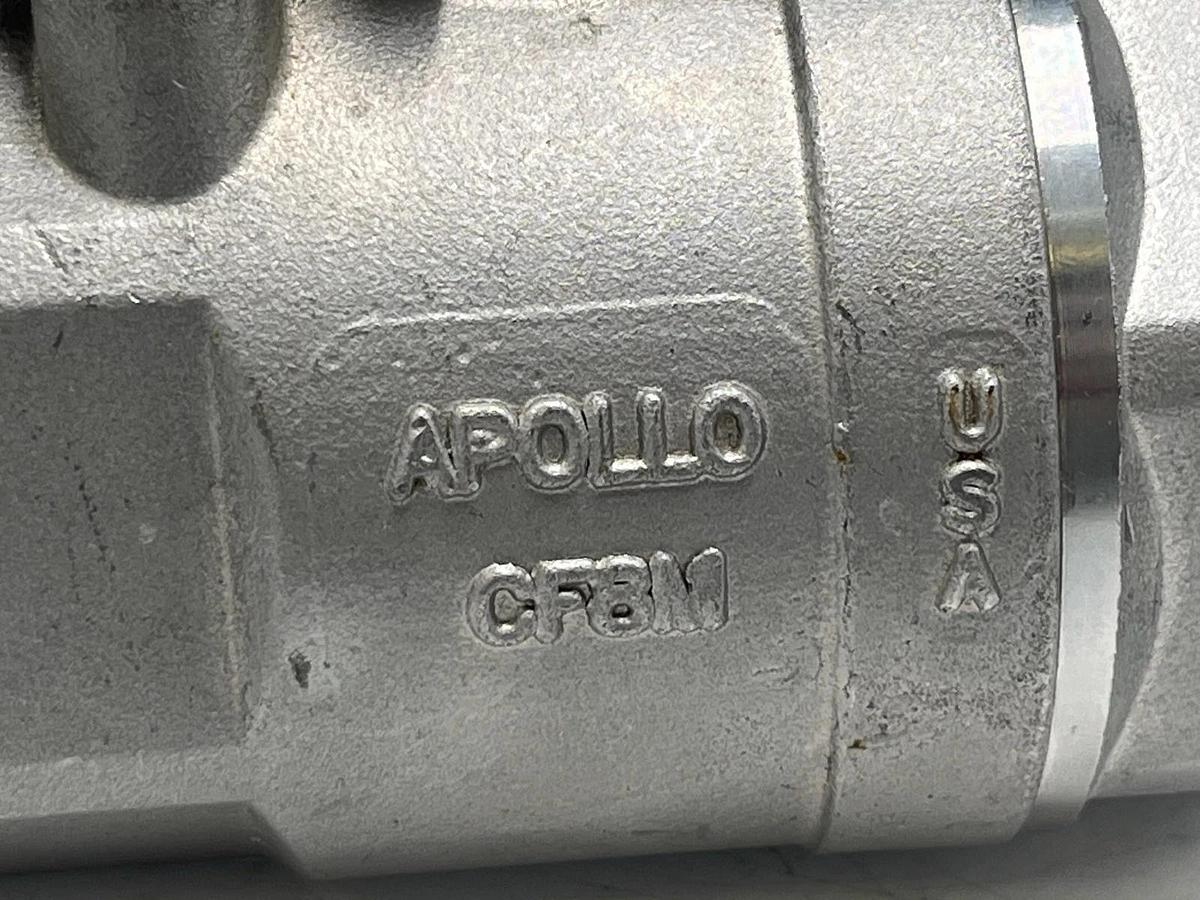 Apollo 76-507-01 Stainless Steel Ball Valve 1-1/2", Spring Return Deadman Handle