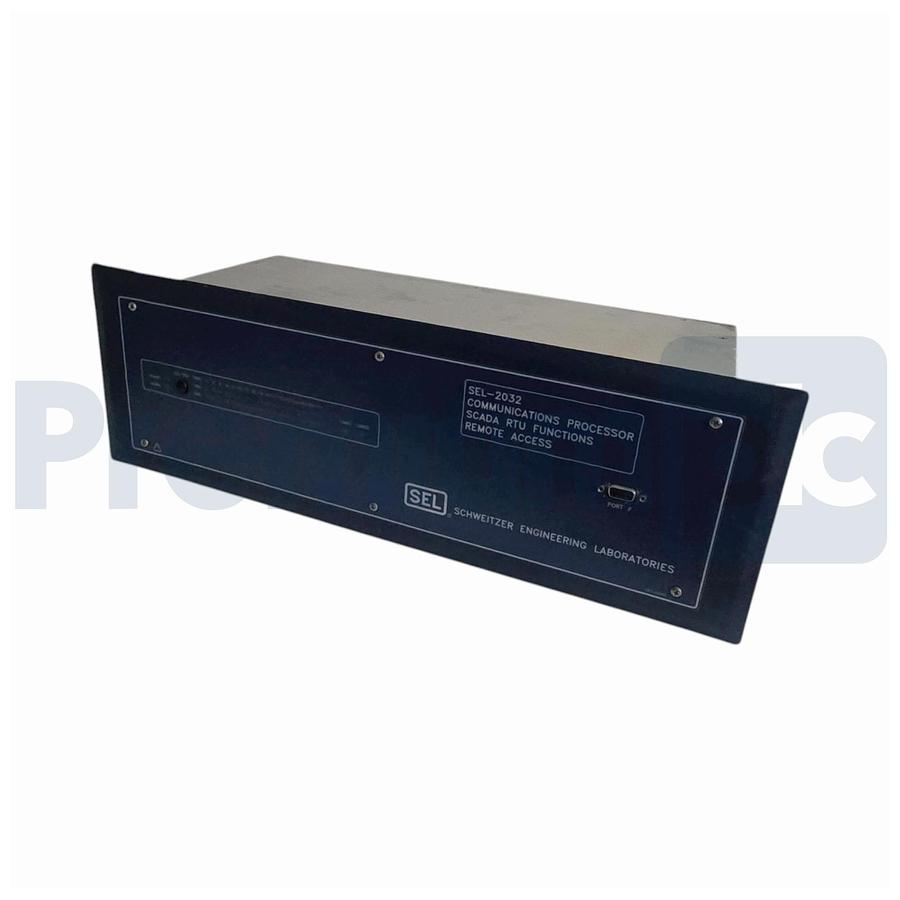 Used SCHWEITZER SEL-2032 SCADA RTU COMMUNICATIONS PROCESSOR P/N: 203233X344XXXX NSNP