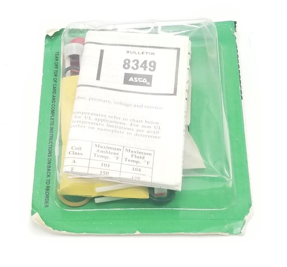 Used NEW ASCO RED-HAT 160-929 VALVE REPAIR KIT 8349 1,2,3,4,5,6,7,8,9,10,11,12 AC