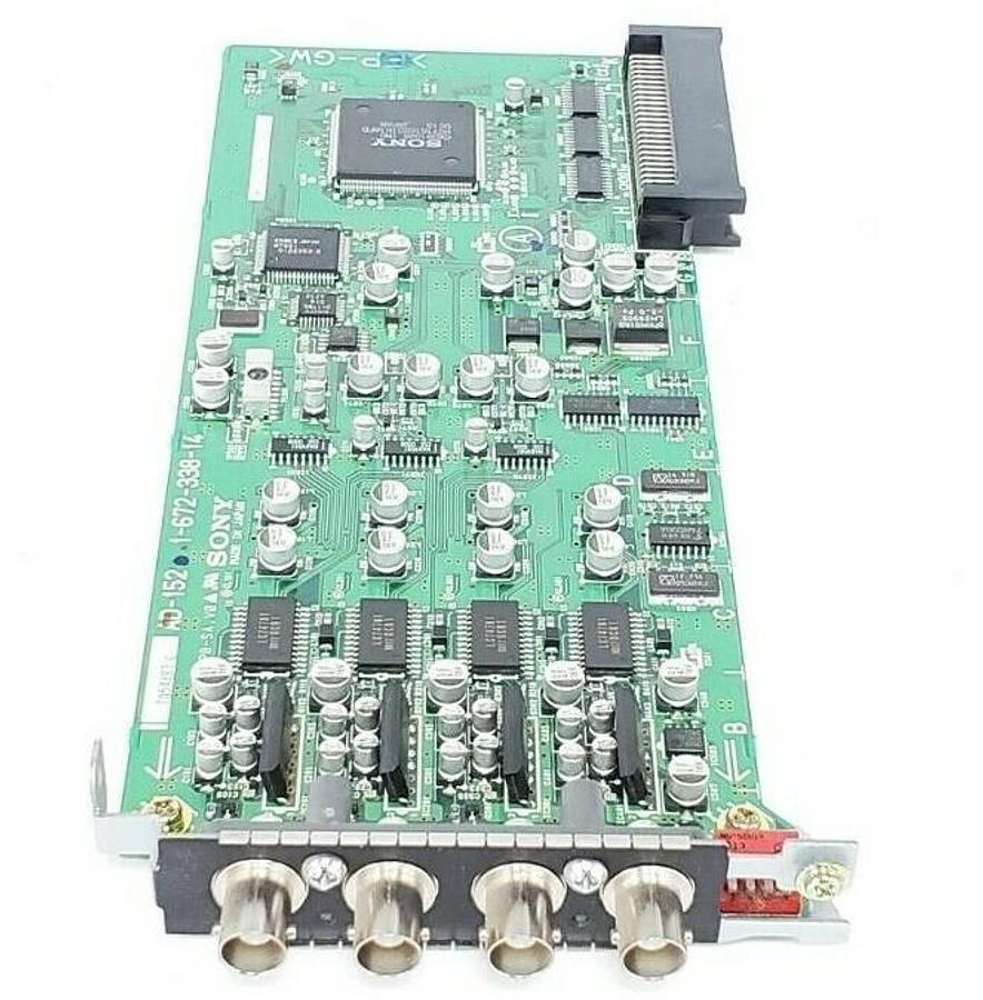 Used SONY AD-152 1-672-338-14 SURVEILLANCE CIRCUIT BOARD A-8320-890-A (DAMAGED)