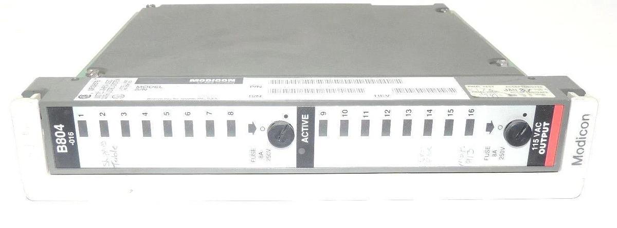 Used MODICON AS-B804-016 115VAC OUTPUT MODULE ASB804016