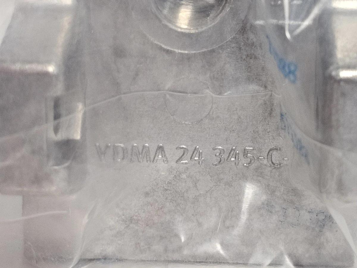 Used NEW FESTO VDMA-24-345-C-1 PNEUMATIC MANIFOLD 1/4 INCH NPT ALUMINUM
