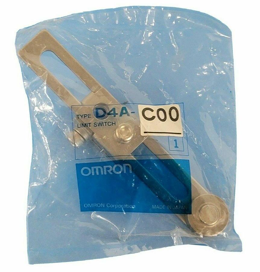 Used NEW OMRON D4A-C00 LIMIT SWITCH ADJ ROLLER LEVER D4AC00