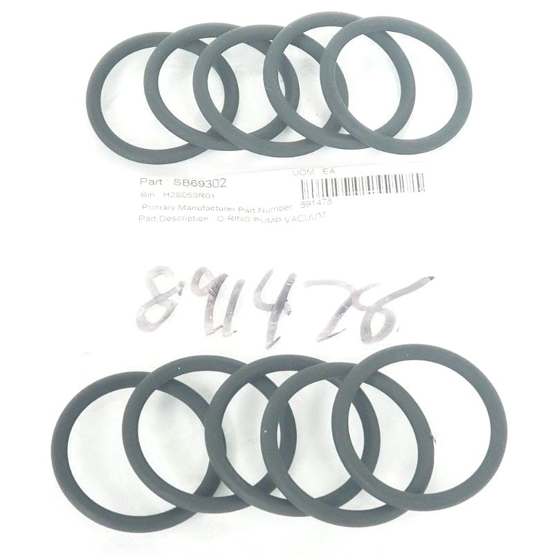 Used LOT OF 10 NEW GENERIC 891478 O-RINGS