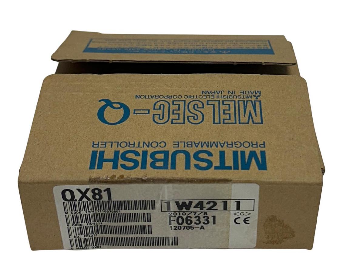 Used MITSUBISHI QX81 MELSEC-Q 32-PT DIGITAL INPUT MODULE 24VDC 4mA OEM NSMP