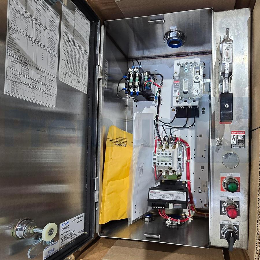 Used EATON CUTLER-HAMMER ECN2414CHC MODS: P3A23C40 NEMA MOTOR CONTROL W/ IQ504A NSMP