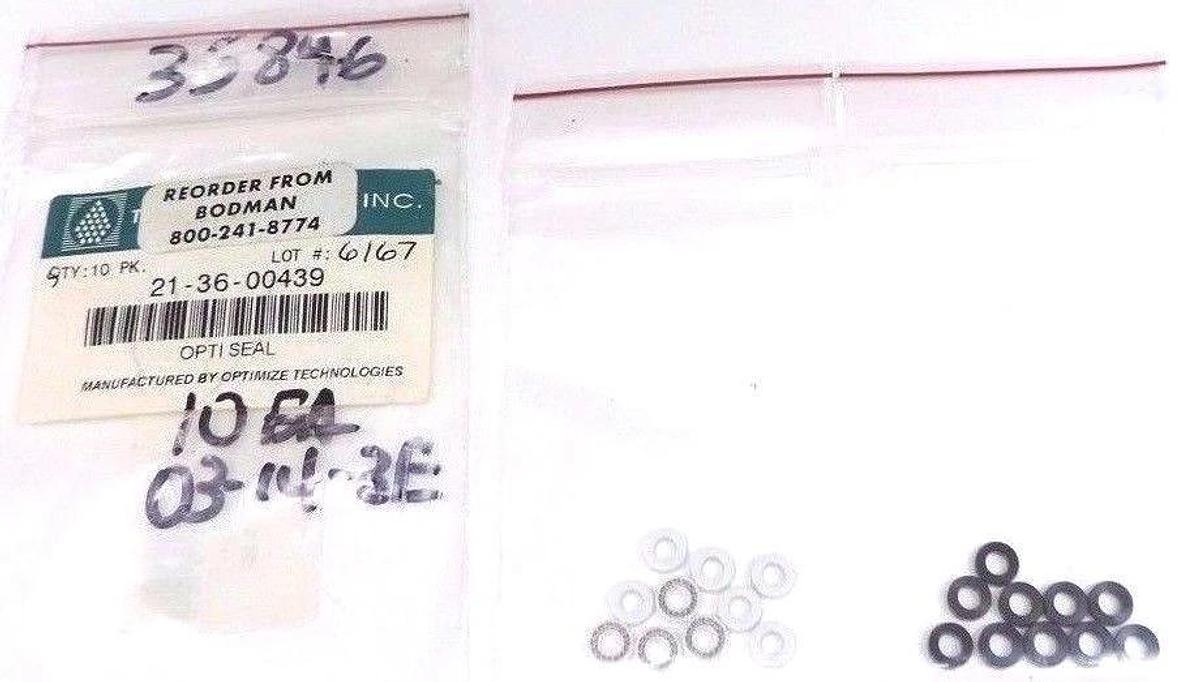 Used NEW OPTIMIZE TECHNOLOGIES 21-36-00439 OPTI SEALS 213600439 (10-PACK)