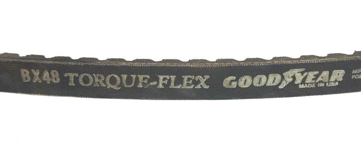 Used LOT OF 2 NEW GOODYEAR BX48 TORQUE FLEX DRIVE BELTS 5/8" X 51"