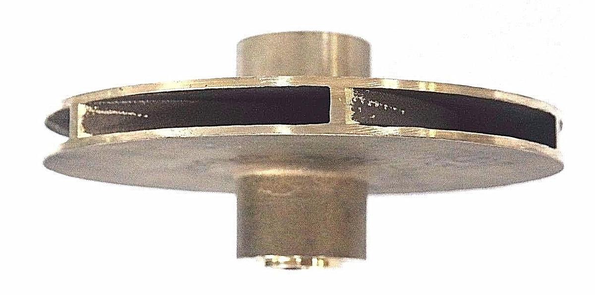 Used NEW GOULDS PUMP 444R227 VANE IMPELLER 9P1 47775-0431-7.375" BRASS