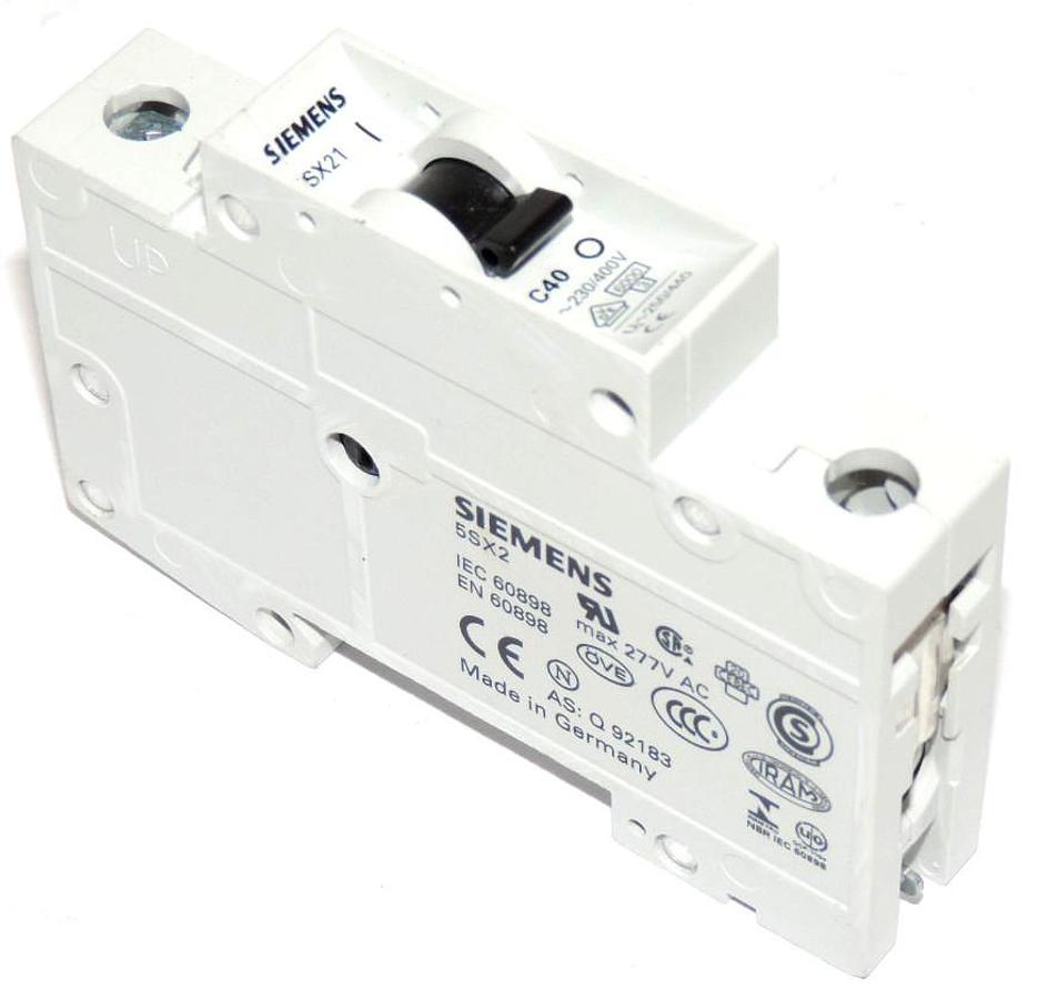Used SIEMENS 5SX2 C40 CIRCUIT BREAKER 5SX2C40
