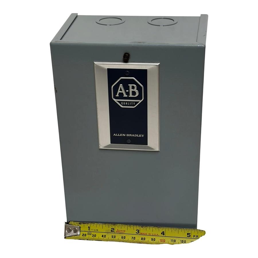 Used Allen Bradley 5-1/2" x 8" x 4" Grey Metal Junction Box Enclosure New