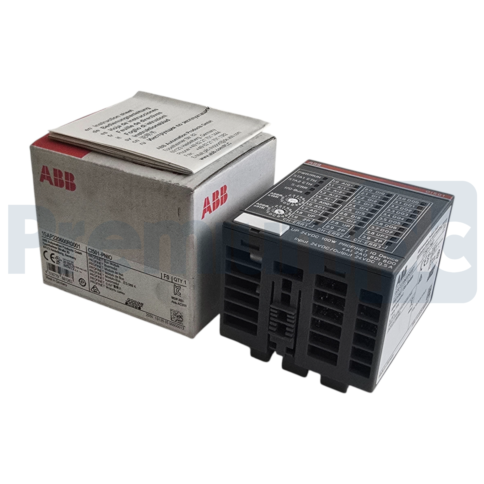 Used ABB CI501-PNIO | 1SAP220600R0001 AC500/S500 PROFINET Bus Module 8DI/8DO/4AI/2AO
