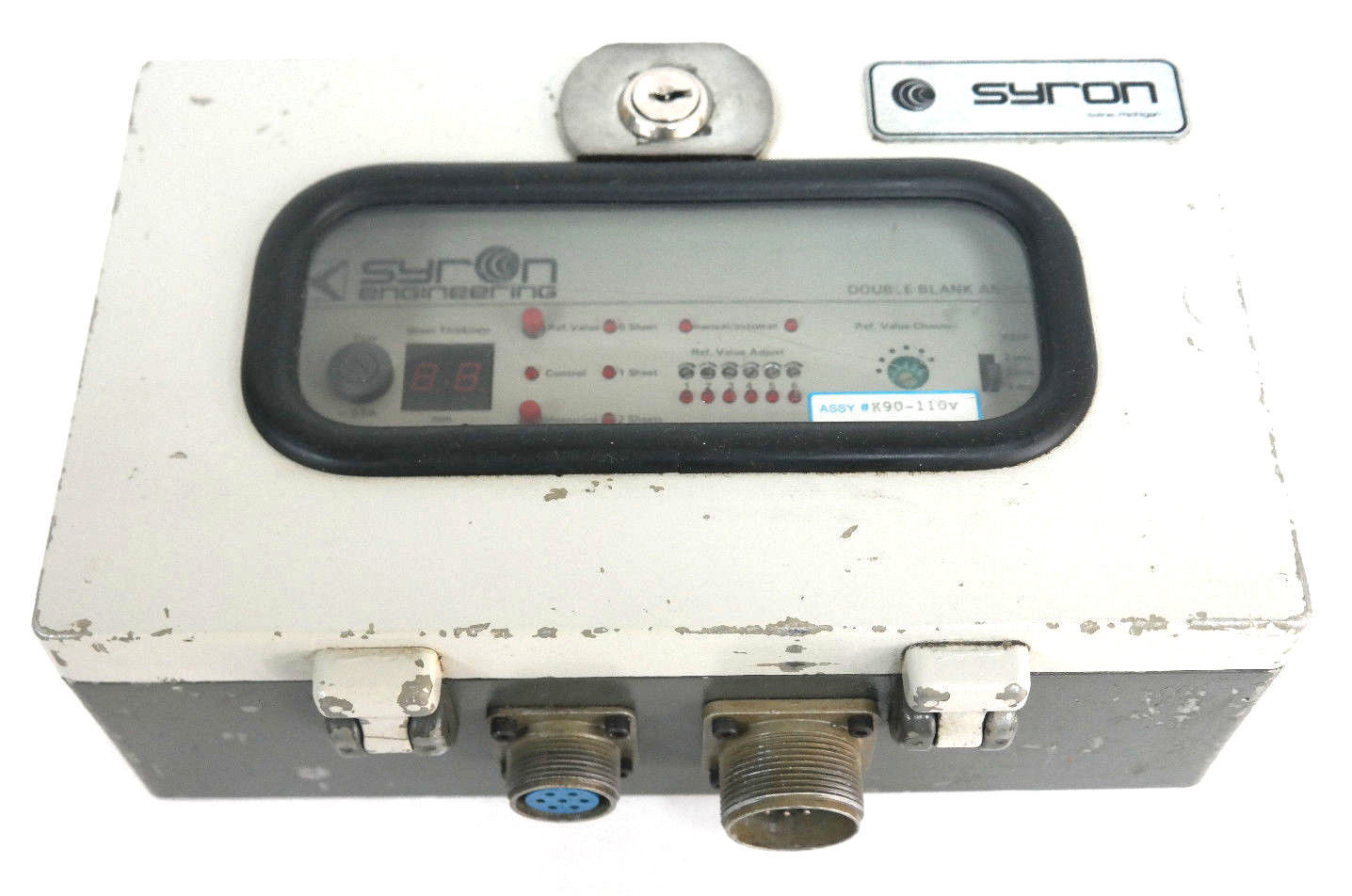 Used REPAIRED SYRON K90-110V DOUBLE BLANK ANALYZER K90110V