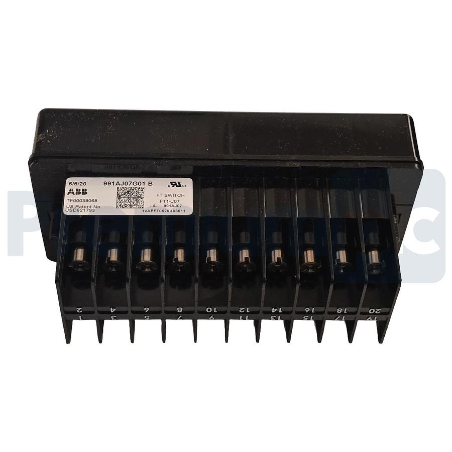 Used ABB 991AJ07G01 B | FT-1 Stand Alone 10-Pole Flexitest Test Switch Code: FT1-J07