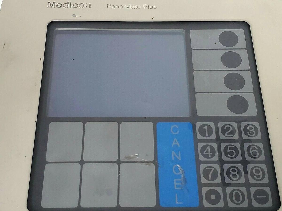 Used SCHNEIDER AUTOMATION MODICON PANELMATE PLUS 1000, MM-PM10300C, 92-01685-00