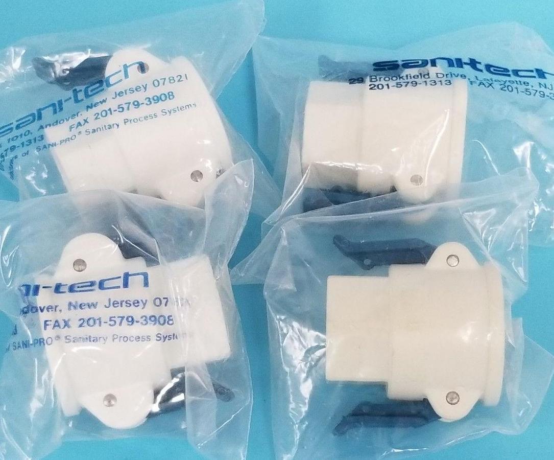 Used LOT OF 4 NEW SANI-TECH 27269 CONNECTOR CLAMPS