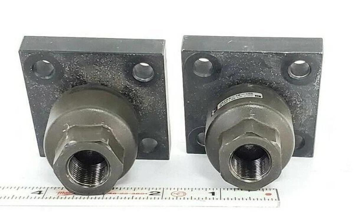 Used LOT OF 2 SMC JAF63-18-150 FLOATING JOINTS M18X1.50 JAF6318150