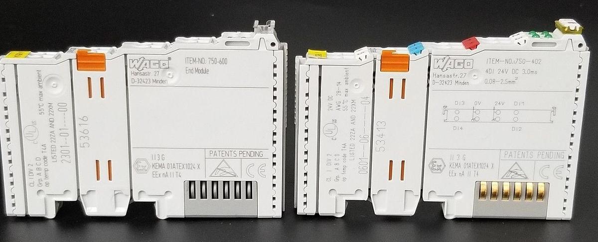Used WAGO 750-600 & WAGO 750-402 MODULES