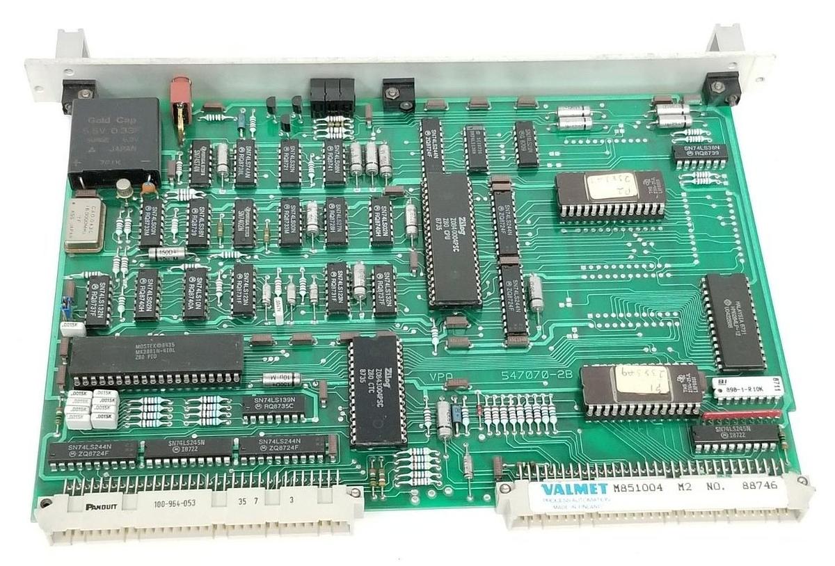 Used VALMET AUTOMATION M851004-M2 CPU MODULE 547070-2B M851004 547070-2A