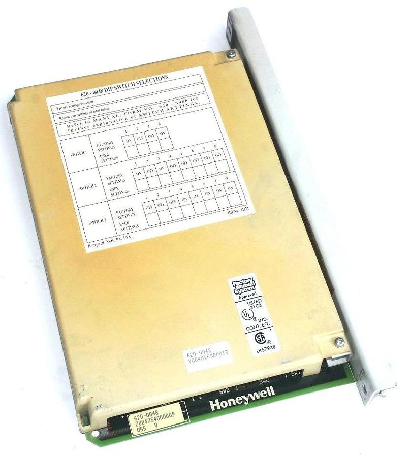 Used HONEYWELL 620-0048 DATA COMMUNICATION MODULE VR 2.2 6200048