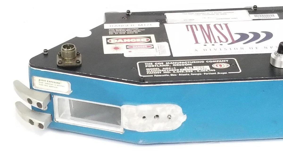Used NPS TMSI COE MANUFACTURING NPC-1 RANGER MT/1 LASER UNIT