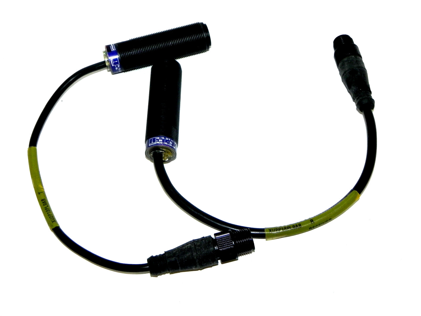 Used TELEMECANIQUE XU2P18PL9AB TRANSMITTER & RECEIVER SENSORS 12...24V