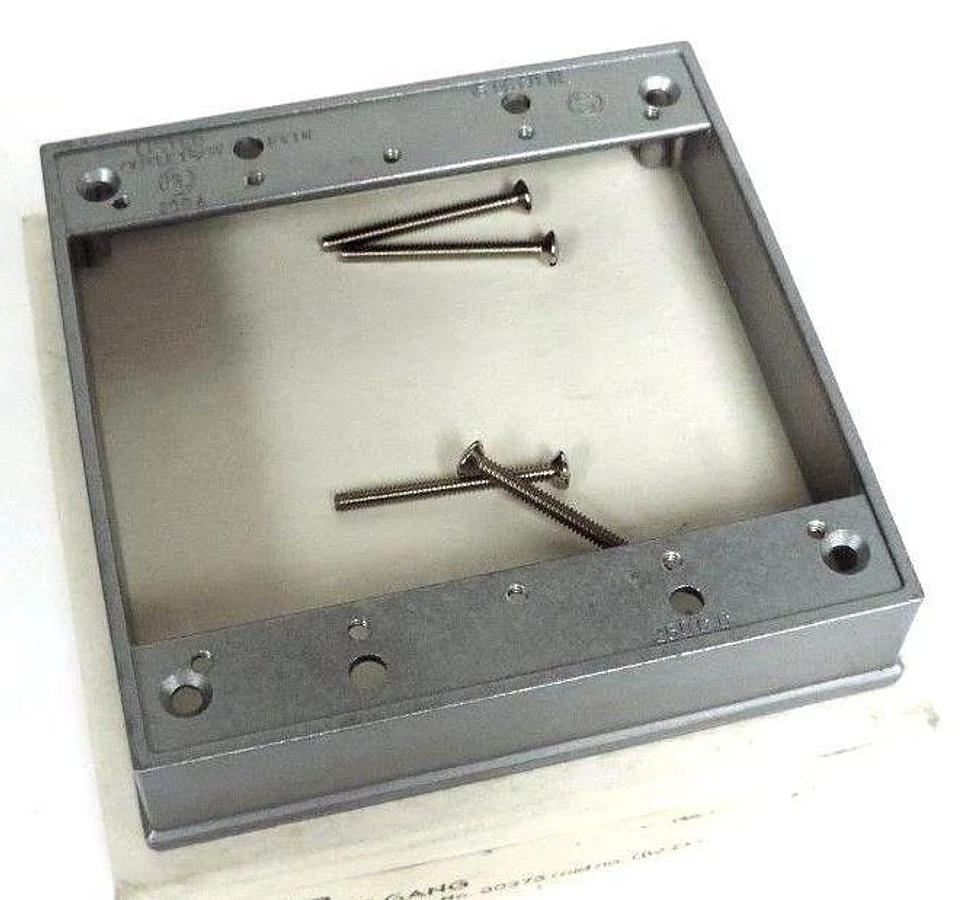 NIB 2 GANG 30273 OUTLET BOX EXTENTION OLD # B2-EX