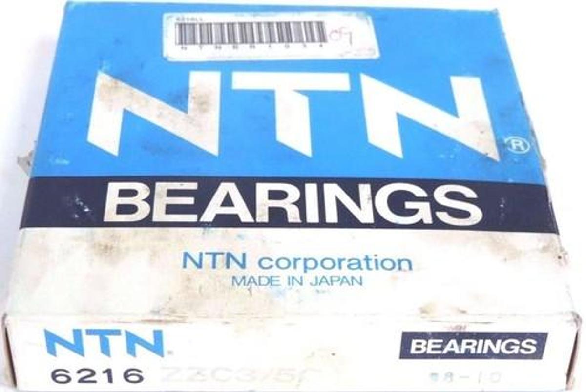 NIB NTN 6216-ZZC3/5C BALL BEARING 80X140X26MM DEEP GROOVE SHIELDED 6216ZZC3