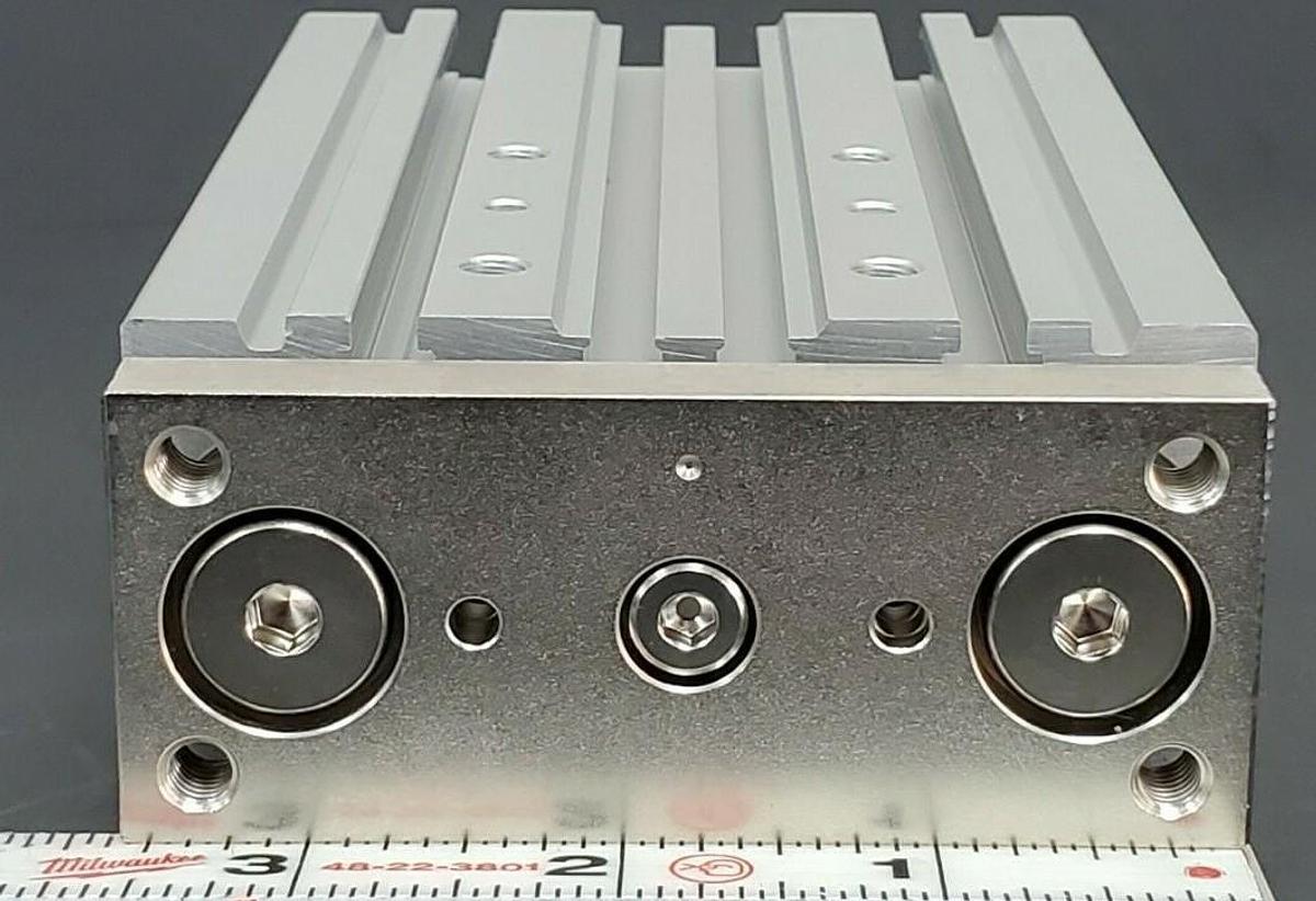 Used NEW SMC MGPM25-75-HN-Z73L COMPACT GUIDE CYLINDER W/ 2 D-Z73 REED SWITCHES