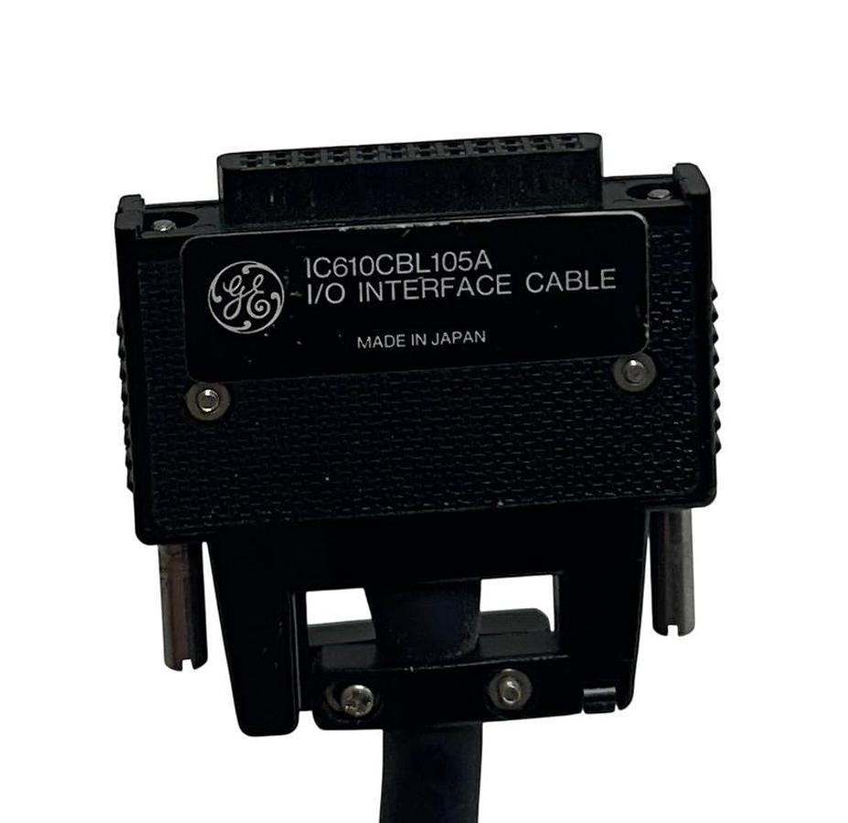 Used GE FANUC IC610CBL105A / IC610CBL105 I/O INTERFACE CABLE ASSEMBLY 24-PIN USNP