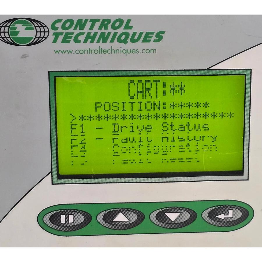 Used CONTROL TECHNIQUES NIDEC CTIU110M-001 CTIU EASY INTERFACE KEYPAD 24VDC CTIU110