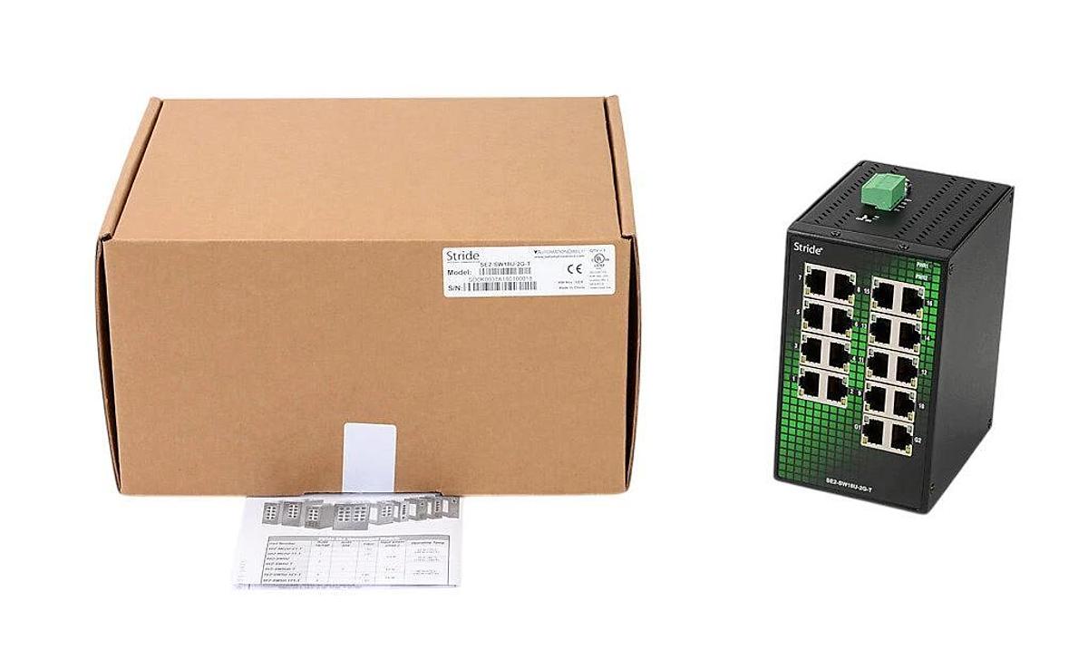 Used AUTOMATION DIRECT SE2-SW18U-2G-T / SE2SW18U2GT STRIDE 18-P ETHERNET SWITCH NSFS