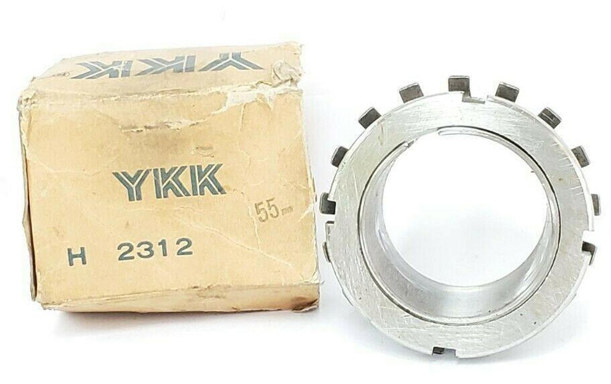 Used NEW YKK H-2312 55MM BEARING ADAPTER SLEEVE 1000-18A-055 H2312