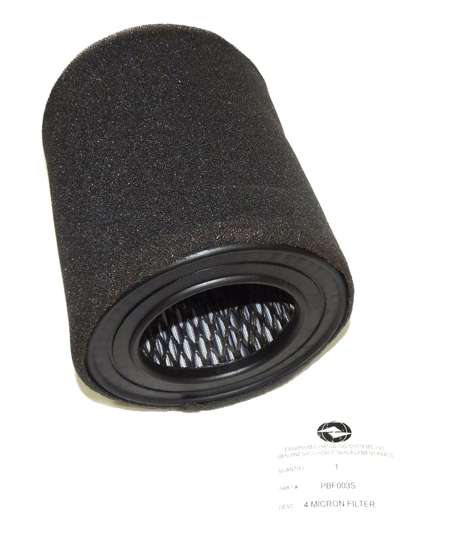 Used NEW ERGONOMIC HANDLING SYSTEMS, INC. PBF003S 4-MICRON FILTER