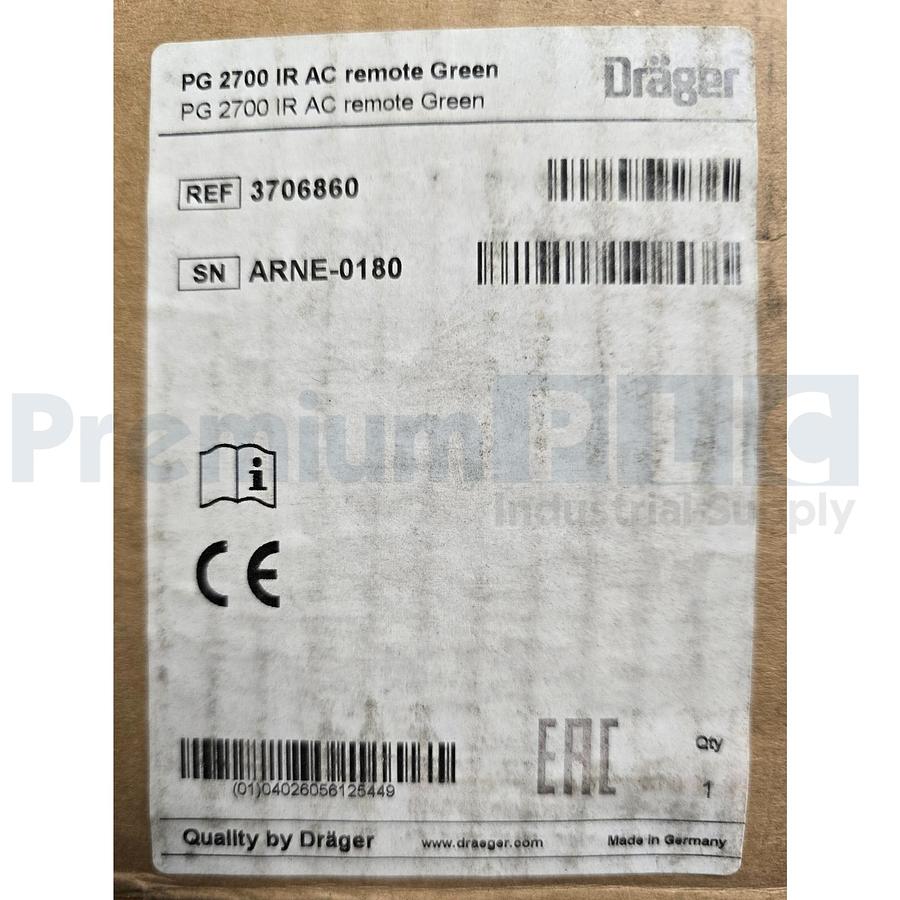 Used DRAGER Dräger PointGard 2700 PG 2700 IR AC REMOTE GREEN DETECTION SYSTEM 3706860