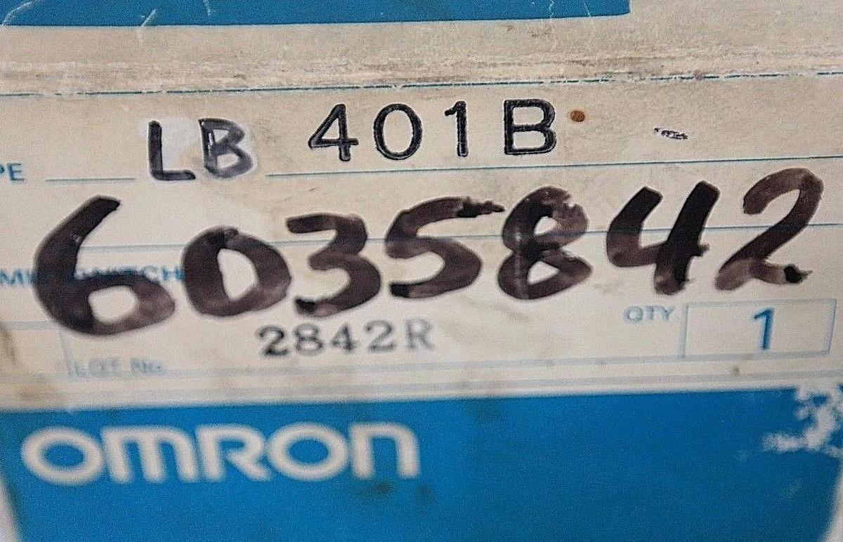 Used OMRON SUGA TYPE LB401B 4-POSITION LIMIT SWITCH