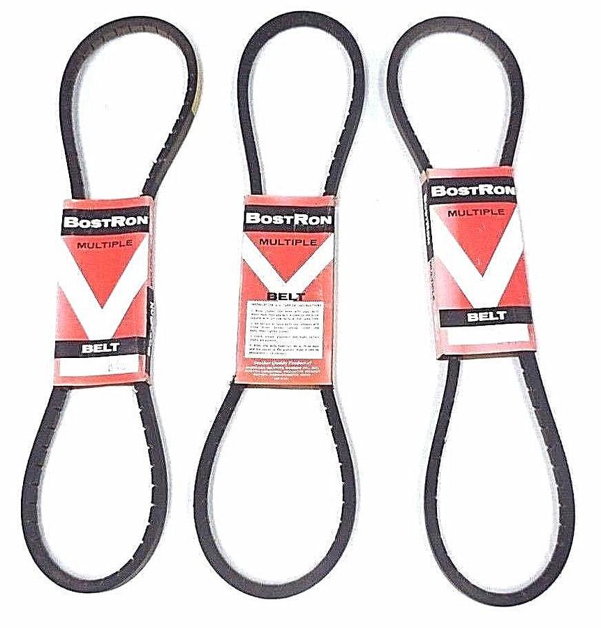 Used LOT OF 3 NEW BOSTRON B48 MULTIPLE V-BELTS