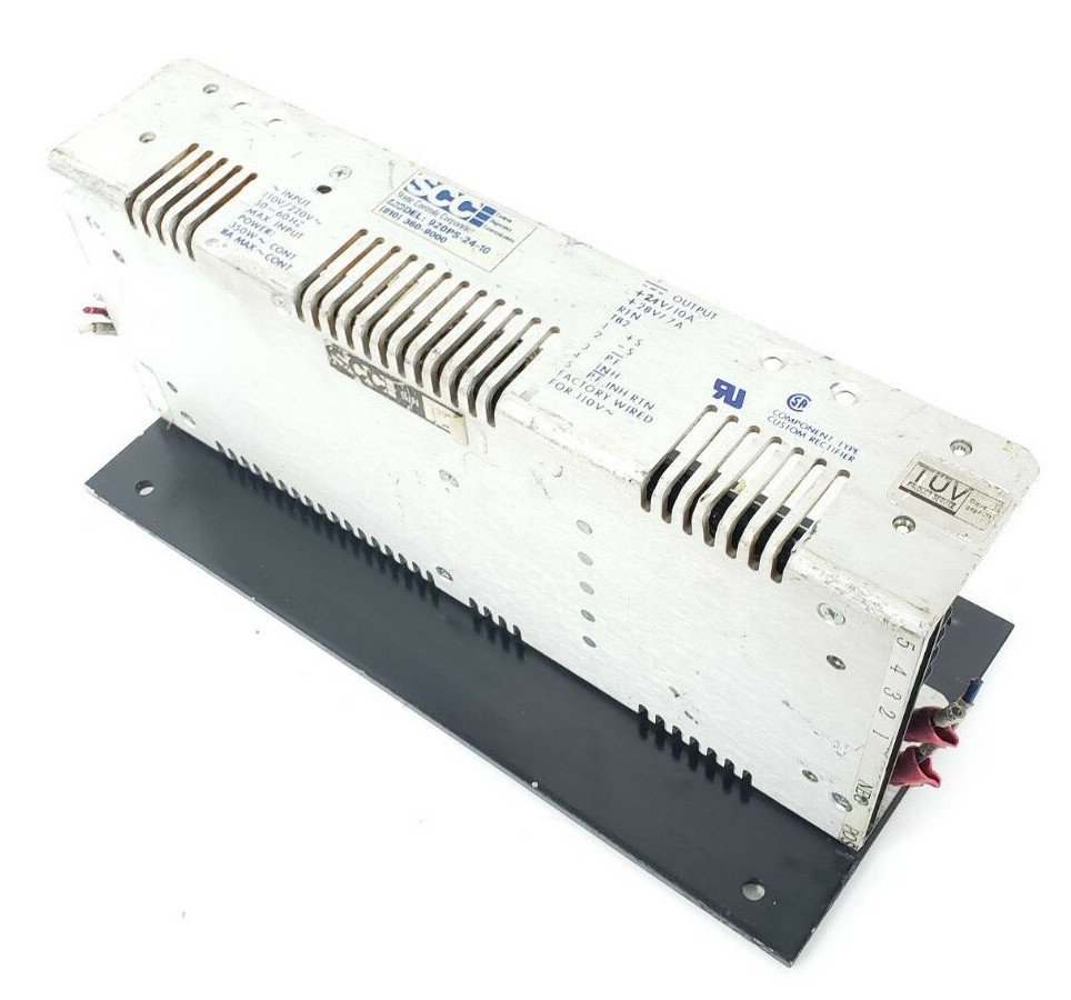 Used SCC STATIC CONTROLS CORPORATION 920PS-24-10 POWER SUPPLY, 24VDC, 10A, 20PS2410