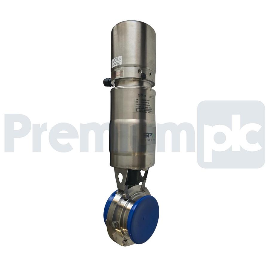 SPX 200BVP 4" S-LINE FKM ELASTOMERS BUTTERFLY VALVE w/ ACTUATOR WM20004719 NSNP