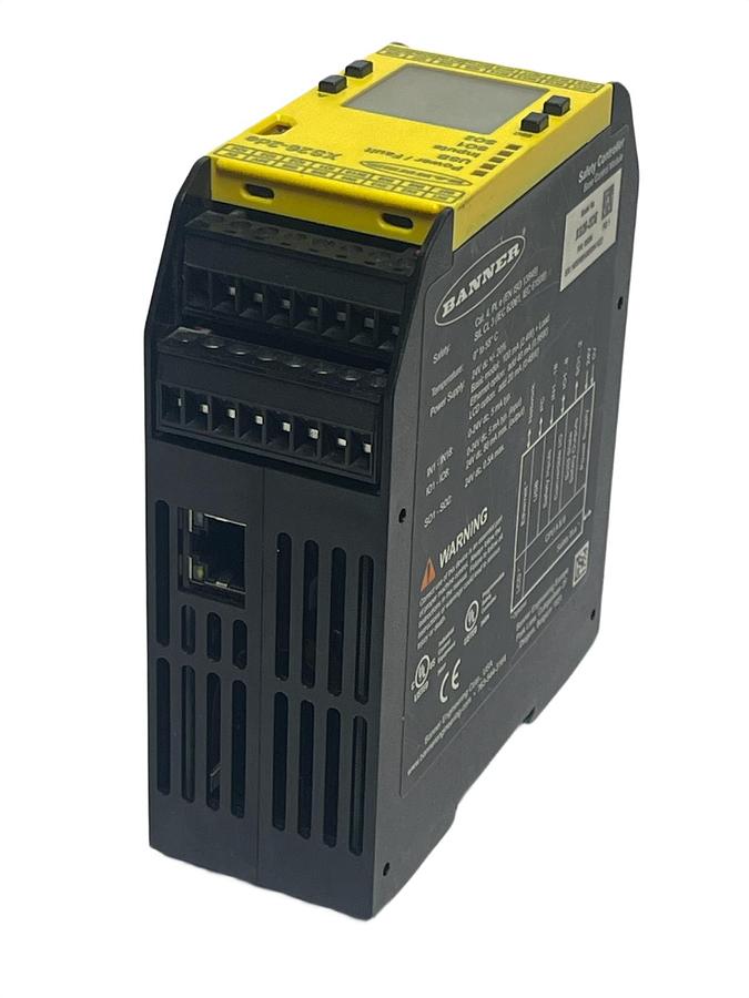 Used Banner XS26-2DE Safety Controller Base Module Dual Ethernet Expandable