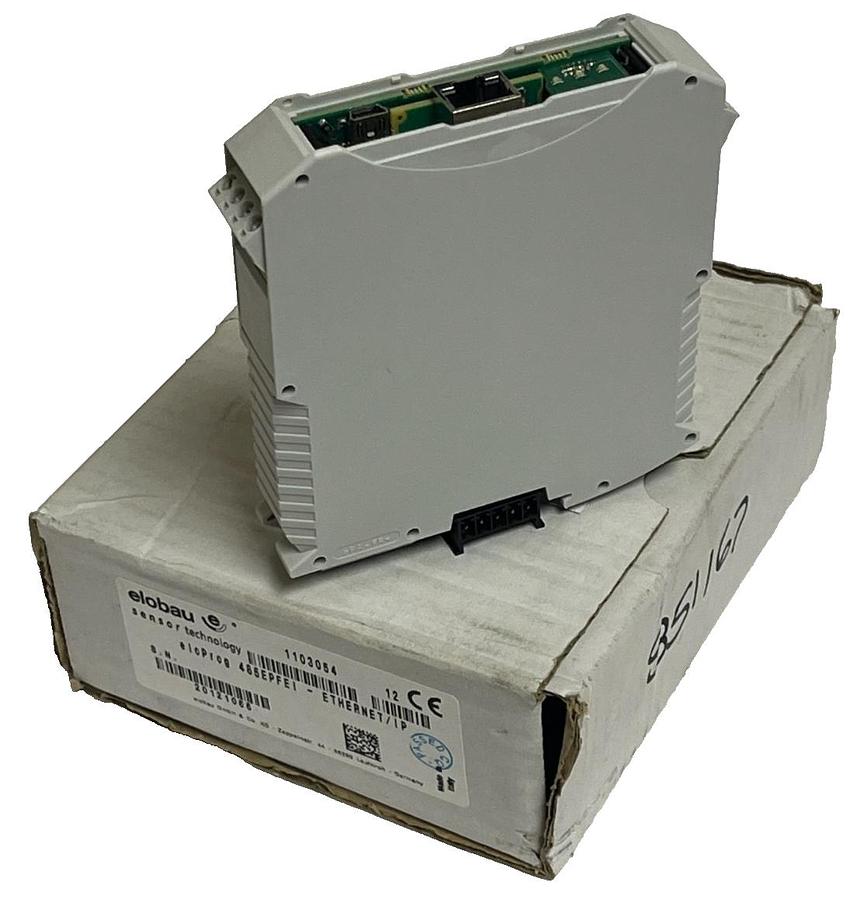 Used Elobau 485EPFEI eloProg Fieldbus Module - ENet/IP Safety Expansion 24V 8040229