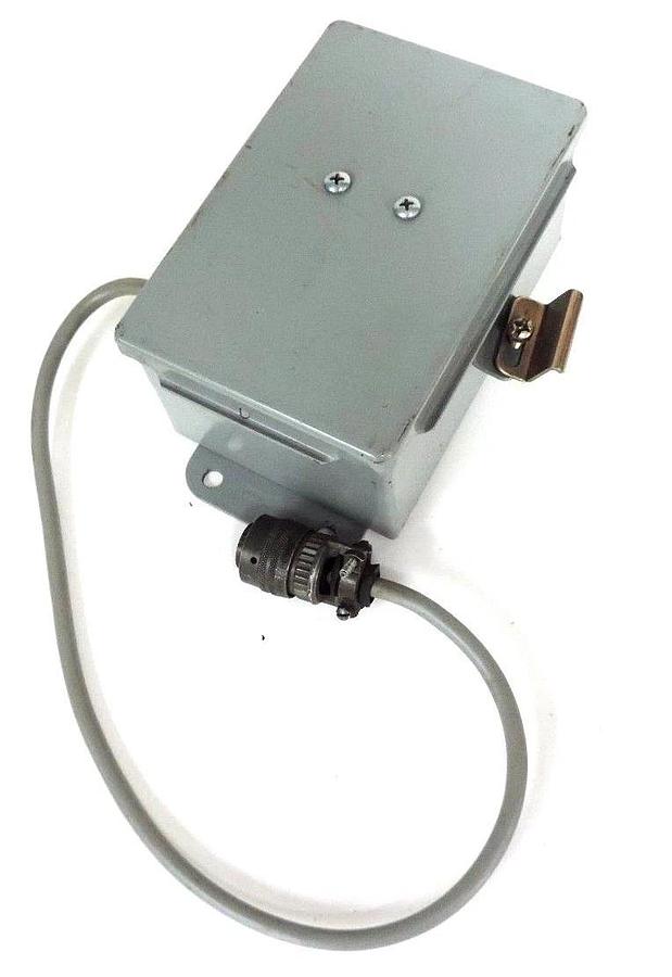 Used HOFFMAN A-604CH JUNCTION BOX ENCLOSURE 4 PIN AND 19 PIN CONNECTORS A604CH