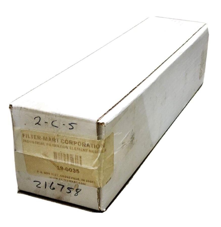 Used NIB FILTER-MART 19-0035 AIR COALESCER ELEMENT 190035