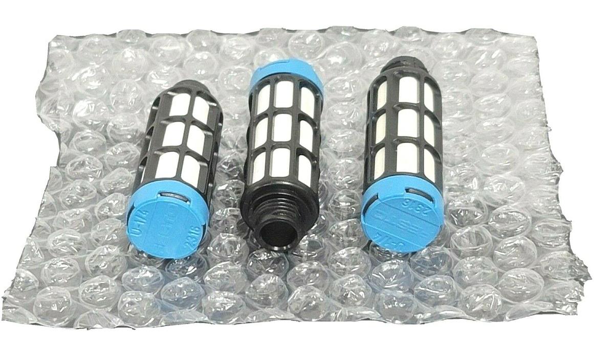 LOT OF 3 NEW FESTO U-1/2 SILENCER PNEUMATIC MUFFLERS 2316