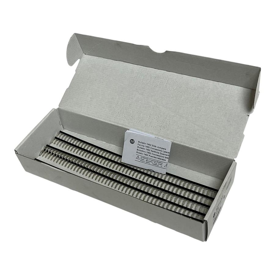 Used Allen-Bradley 1492-SJ6A-50 Insulated Side Jumper 50-Pole 6mm 5-Piece Box Ser A