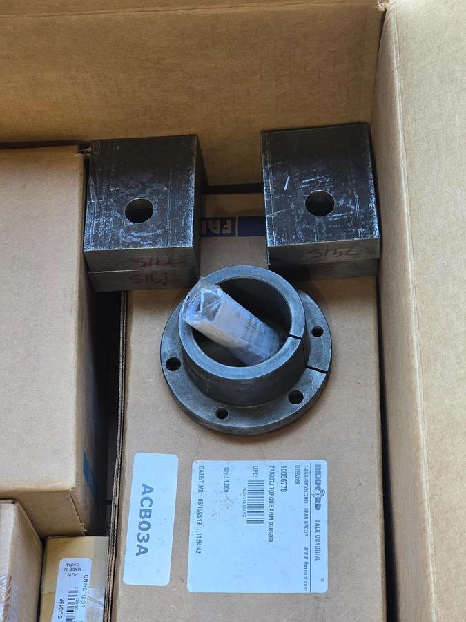 Rexnord Falk 5307J09A 0794387 Quadrive Gear Reducer 9.131:1 w/Mount & Belt Guard