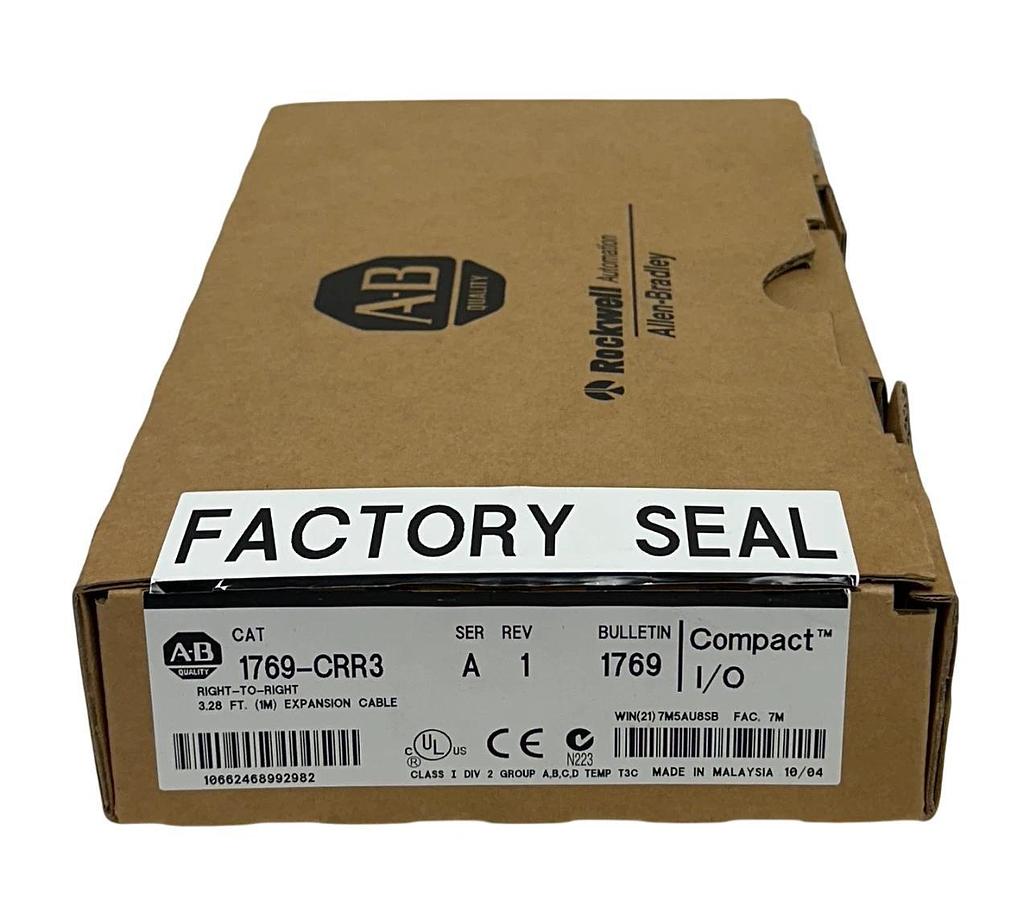 ALLEN BRADLEY 1769-CRR3 /A CompactLogix RIGHT-TO-RIGHT EXPANSION CABLE 1M NSMP